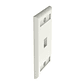 Face Plate Panduit NetKey 1 Puerto Color Blanco - Miniatura 2