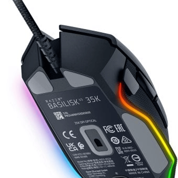 Razer Basilisk V3 Pro Mouse Inalambrico Ergonomico para Gaming 3
