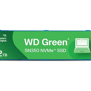 Disco Solido SSD Western Digital Green SN350 2TB M.2 PCIe NVMe