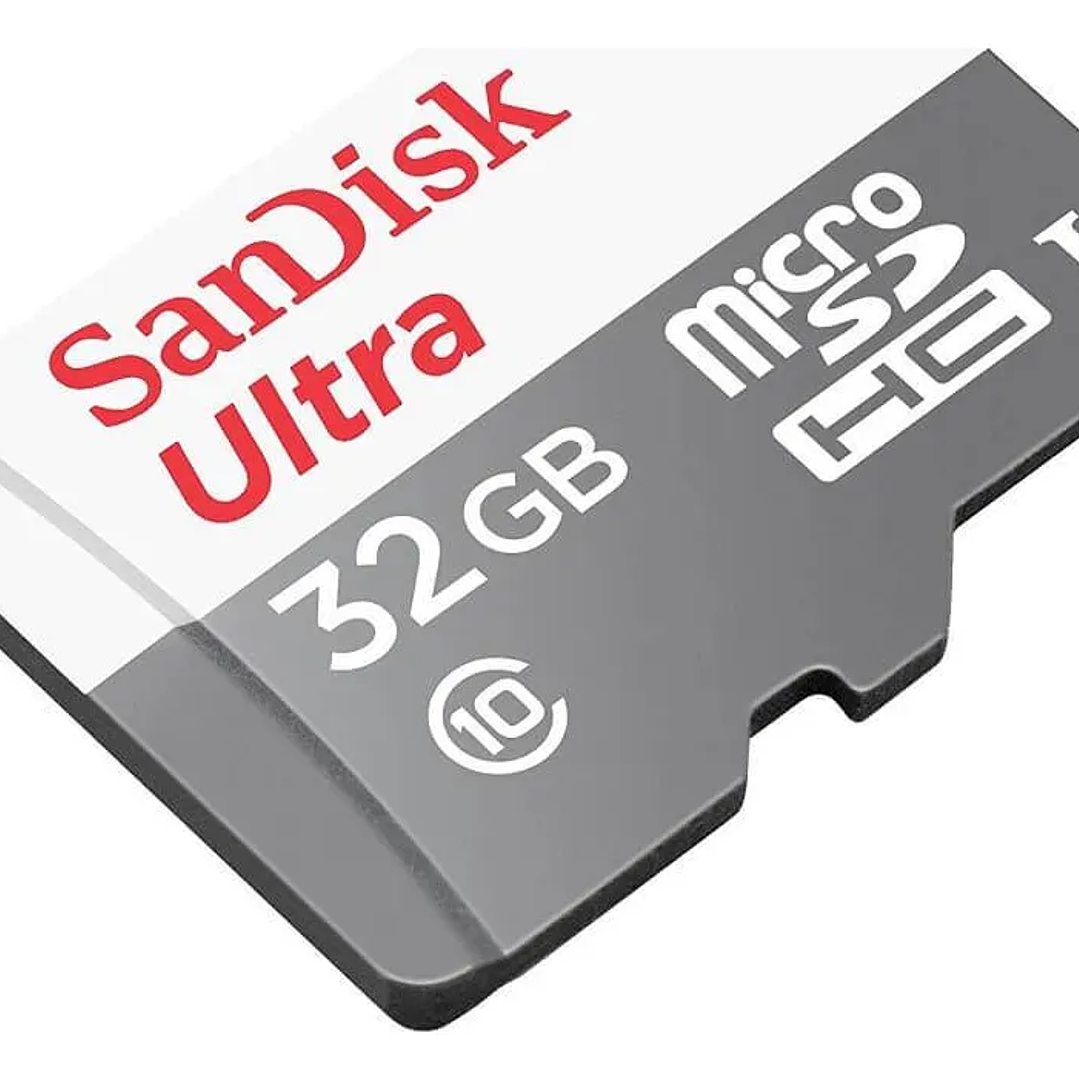 SanDisk MIcroSDHC 32gb ULTRA w/adap USH-1 C10 Android 100M 2