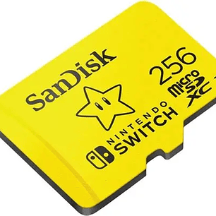 Tarjeta de Memoria SanDisk 256GB MicroSDXC para Nintendo Switch