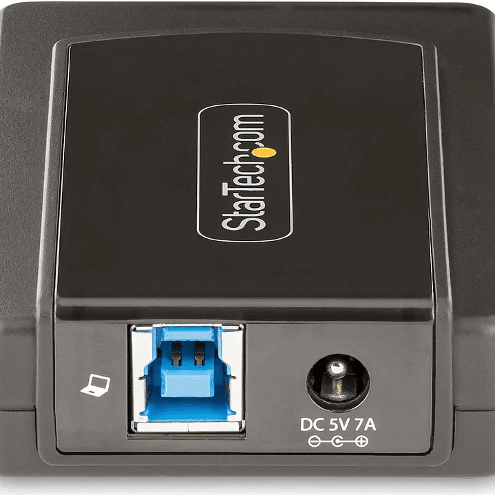 Hub USB 3.0 StarTech.com 7 Puertos SuperSpeed Negro Autoalimentado 2