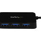 StarTech Hub USB 3.0 Portatil 4 Puertos SuperSpeed Mini - Negro - Miniatura 3