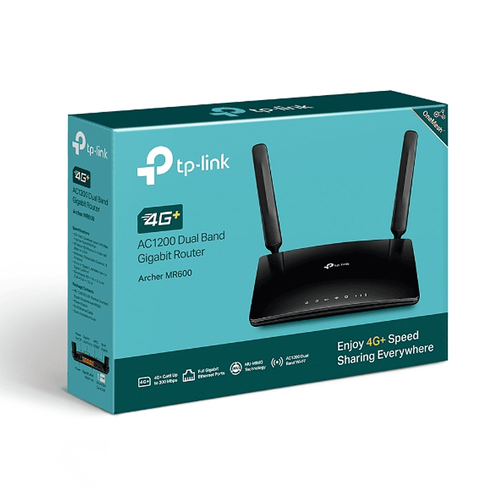 Router TP-Link 4G+ Cat6 AC1200 Wireless Dual Band Gigabit 4