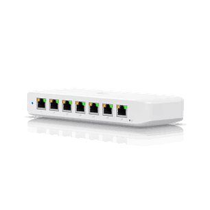 Ubiquiti Switch 8 Puertos 7pPoE 210W L2 de Sobremesa