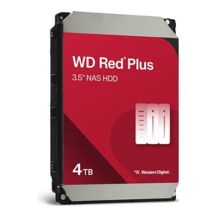 Disco Duro Interno Western Digital Red Plus WD40EFPX 4TB SATA3