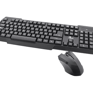 Kit Teclado y Mouse Inalambrico Xtech XTK-309S Negro