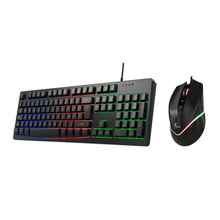 Combo Gaming Xtech Hasha 3 en 1 Teclado Mouse y Pad XTK-535S 2