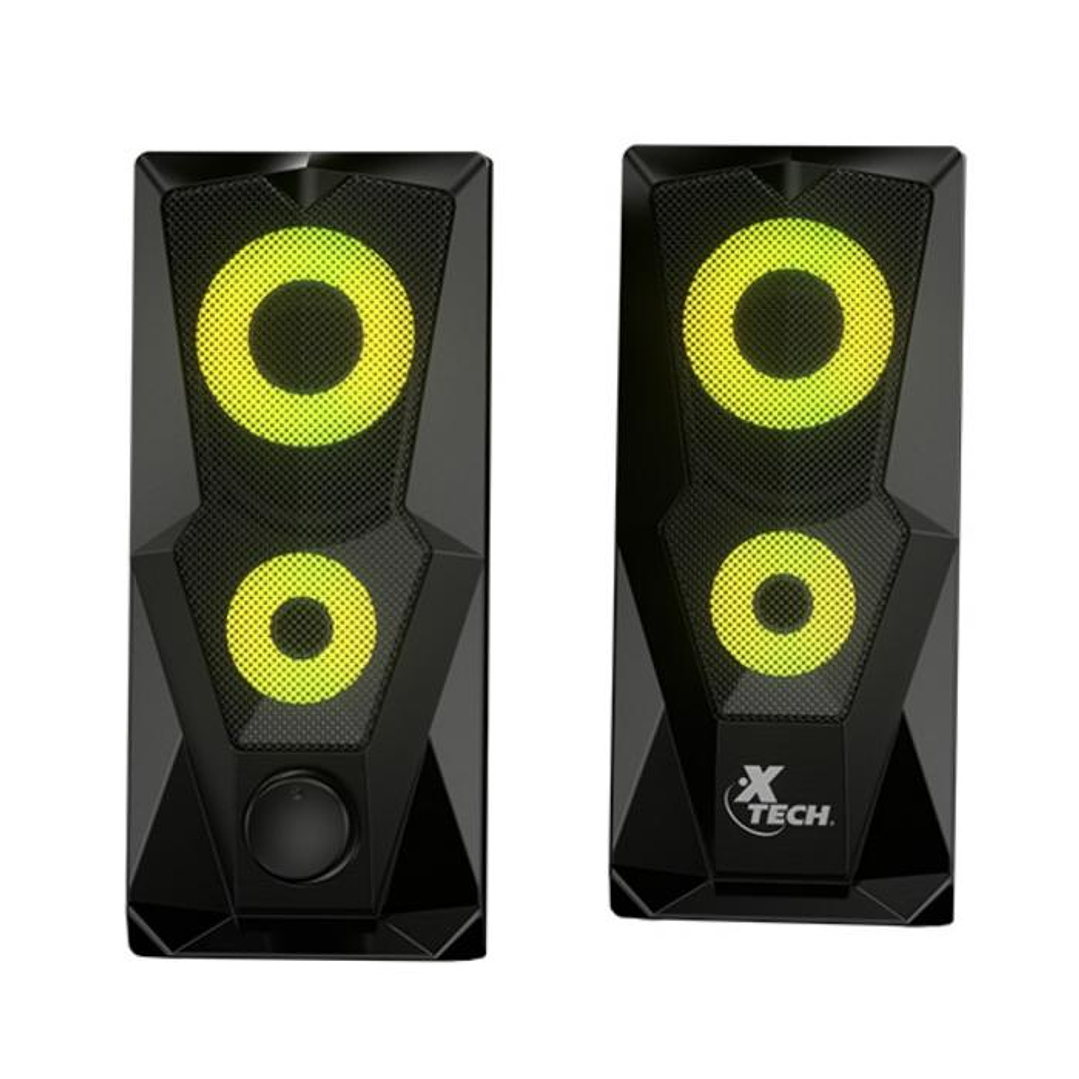 Parlantes Multimedia Xtech Fireshot 2.0 XTS-131 con Luces LED 1