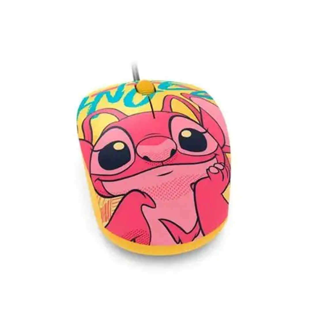 Mouse Xtech Disney Stitch Alambrico 1200dpi Amarillo XTM-D406ST-YL 1