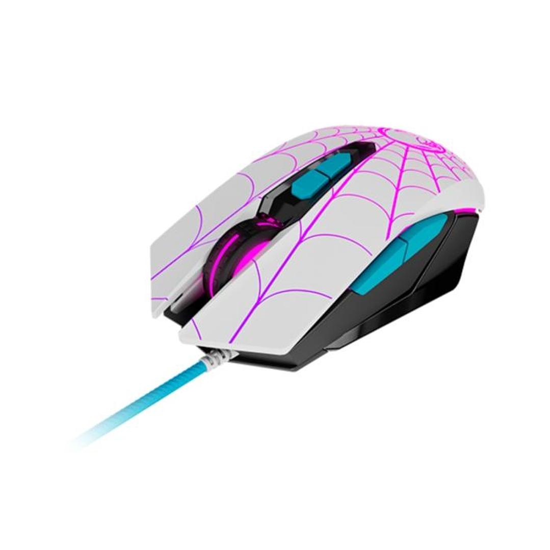 Mouse Gamer USB Marvel Spider-Gwen XTM-M520SG 2400DPI 1