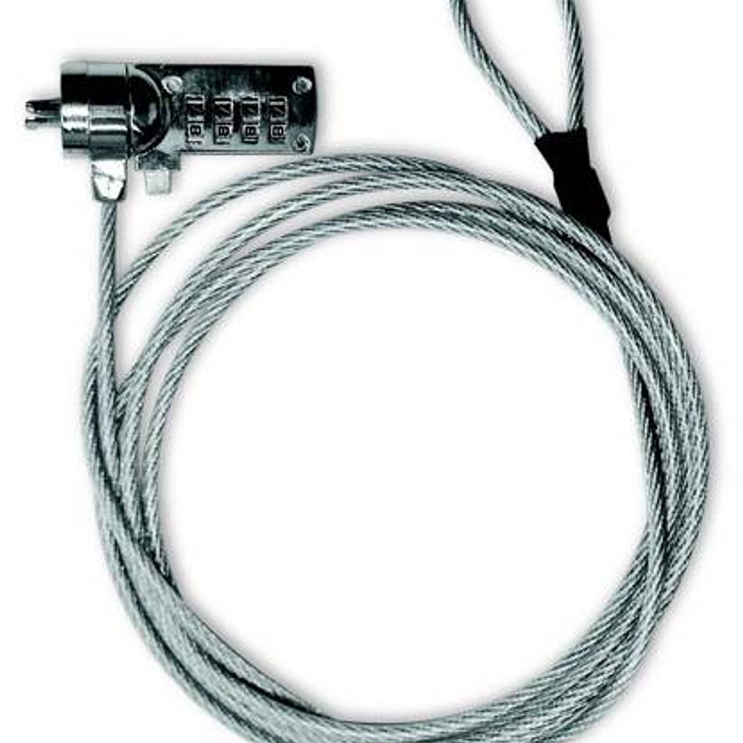 Xtech Candado de Notebook con Clave 1,8m Ranura Standard K 1