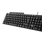 Xtech Teclado Alambrico USB Multimedia Negro Espanol - Miniatura 1