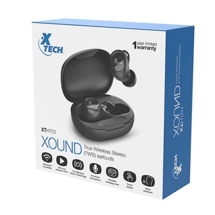 Xtech Xound Erbuds Wls BT In ear TWS Con Estuche de Carga XTH 701 3