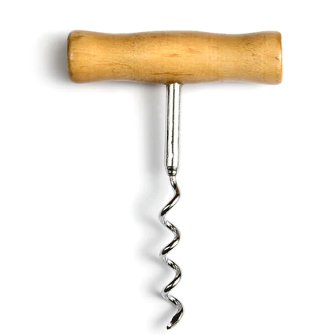 Sacacorcho con Mango de Madera 1