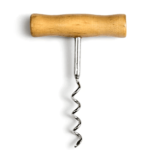 Sacacorcho con Mango de Madera