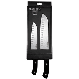 Set 2 Cuchillos Santoku 7" + 5" 