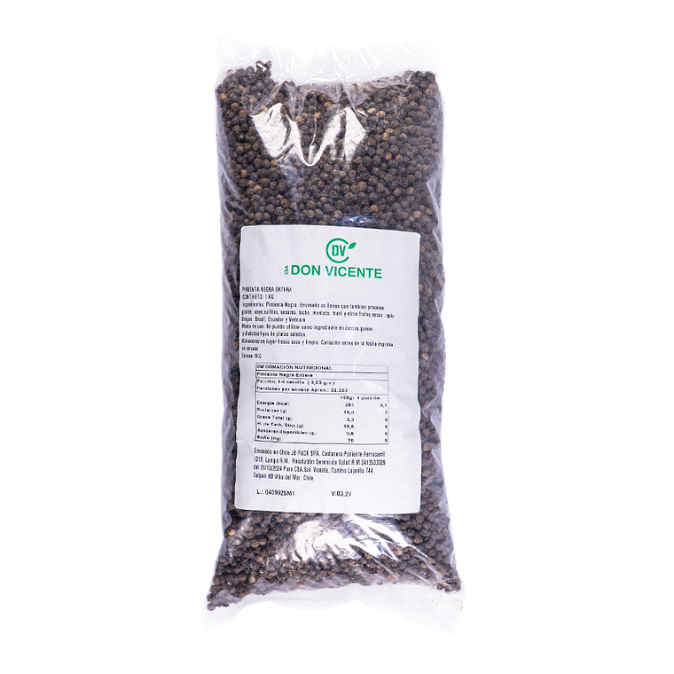 Pimienta Negra Entera 1 kg 1