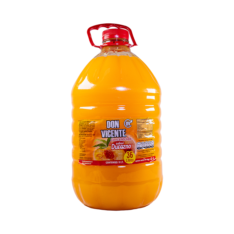 Jugo concentrado Durazno Bidón 5 litros 1