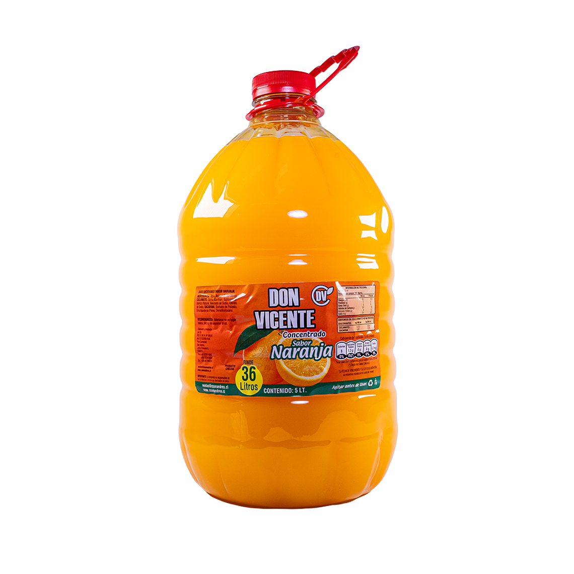 Jugo concentrado Naranja Bidón 5 litros 1