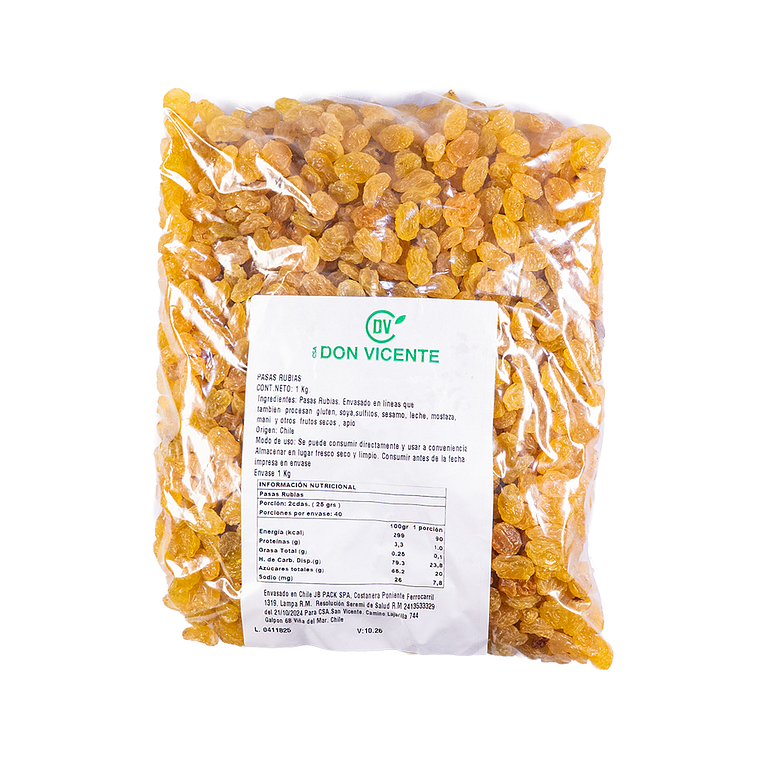 Pasa Rubia 1 kg 1