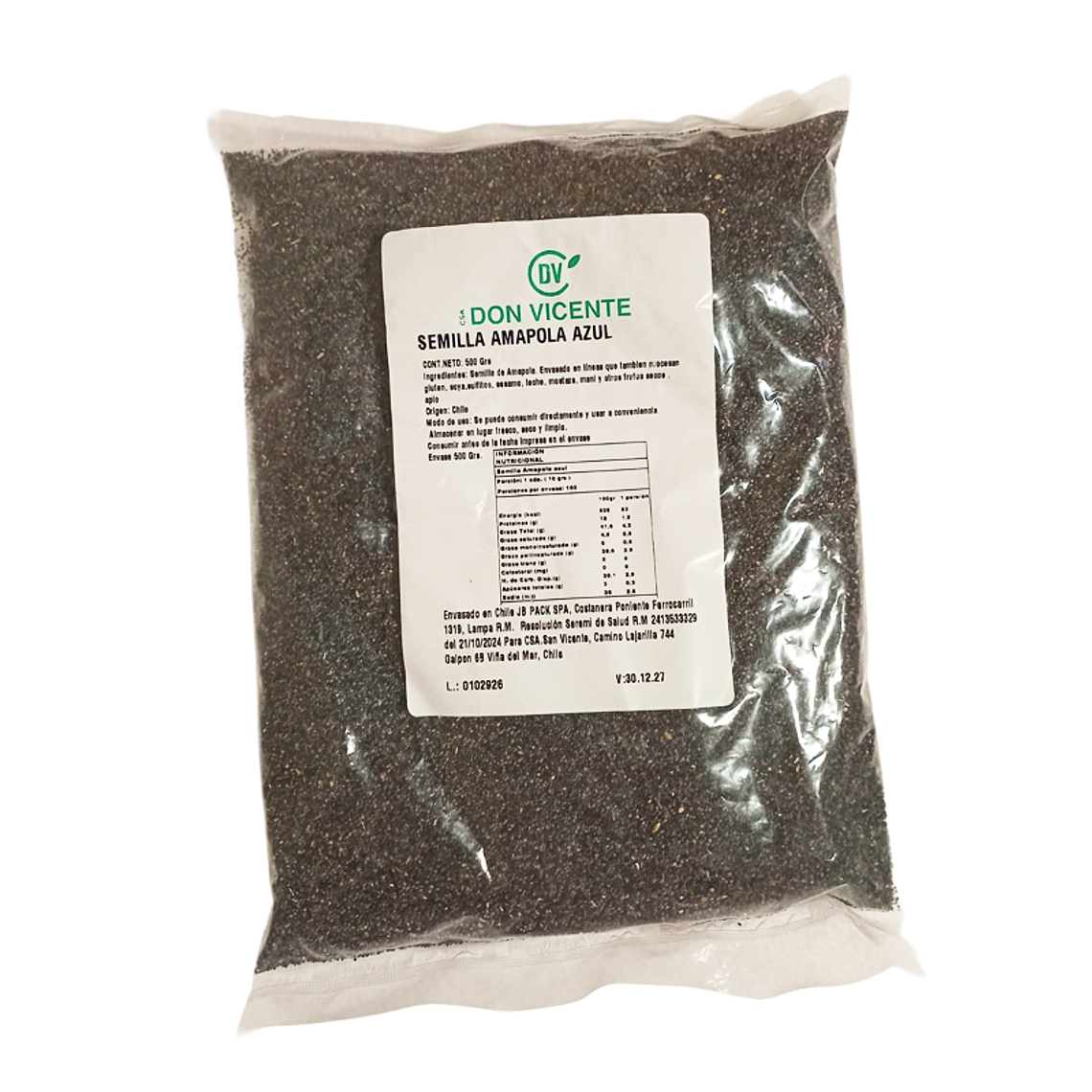 Semilla Amapola Azul 500 grs 1