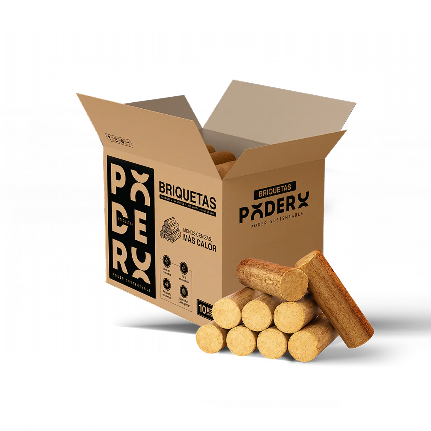 Briquetas de Madera 10 kg 5