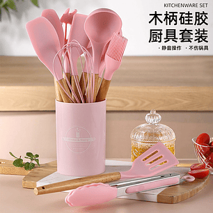 SET UTENSILIOS DE SILICONA 12 PCS