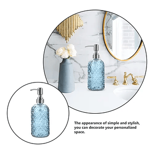 JABONERA DE VIDRIO CON DISPENSADOR 