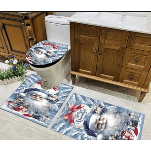 SET DE BAÑO NAVIDEÑO 3 PCS 