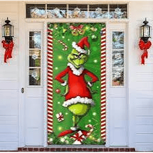FUNDA DE PUERTA DE GRINCH 