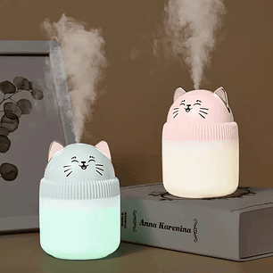 HUMIDIFICADOR GATO LED RECARGABLE