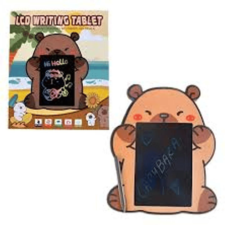 PIZARRA MÁGICA LED CAPIBARA + LÁPIZ  2