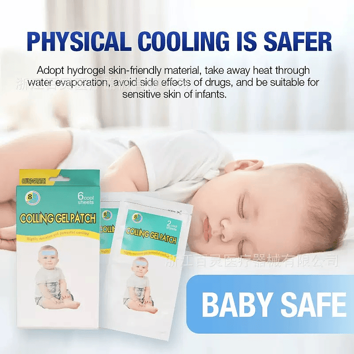 PARCHE GEL DE BEBÉ PARA FIEBRE  4