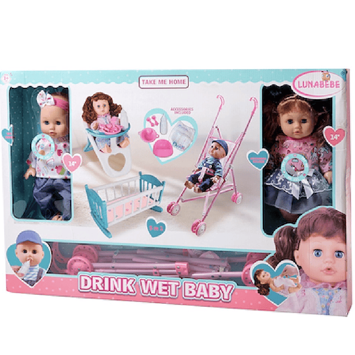 PACK DE BEBÉ CON ACCSESORIOS 5 EN 1  1