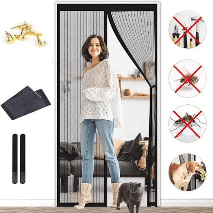 MALLA PARA PUERTA ANTI MOSQUITO  2