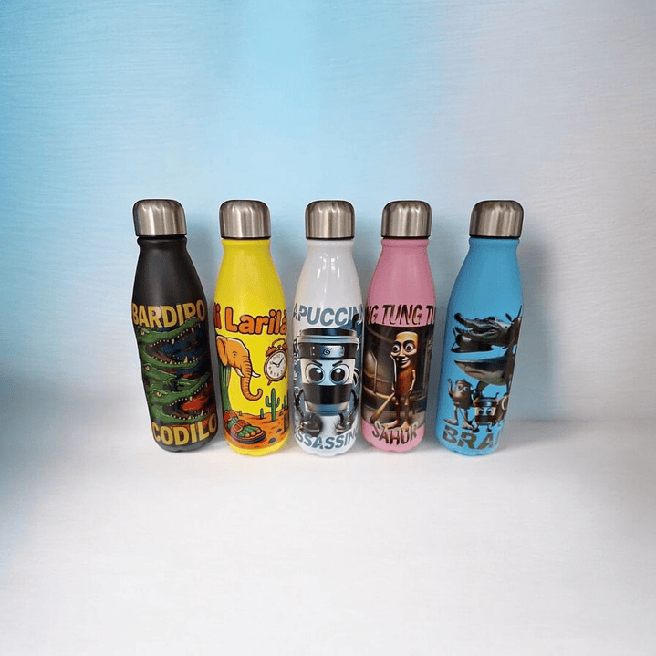 BOTELLA ACERO BRAINROT | 500 ML  1