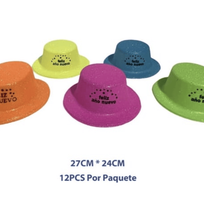 SOMBRERO AÑO NUEVO POR DOCENA  3