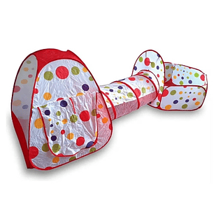 CARPA INFANTIL CON TUNEL + PISCINA 