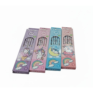 LAPICES GRAFITO UNICORNIO | 12 UND