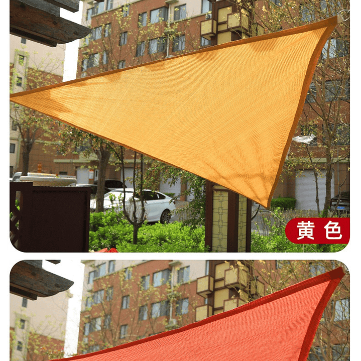 TOLDO VELA TRIANGULAR 3x3x3  4