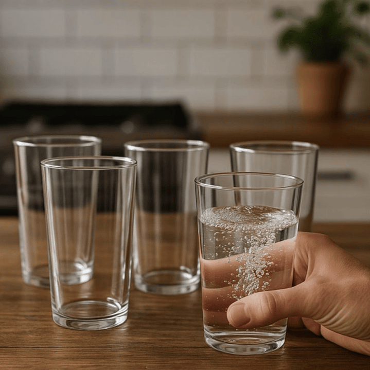 SET DE 6 PCS VASOS ALTOS 265 ML  3