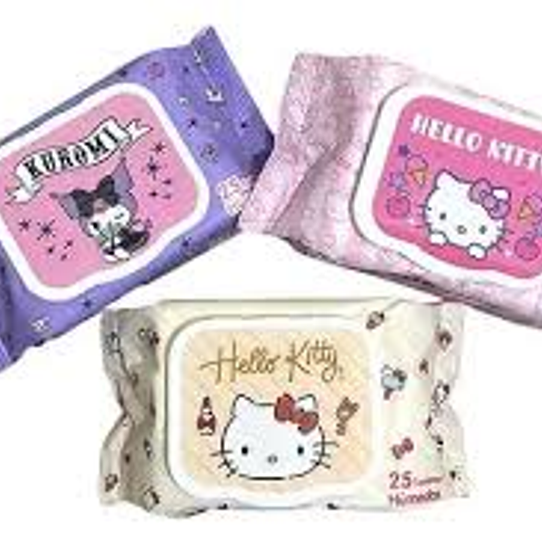 TOALLITA HÚMEDA SANRIO 25 PCS  2
