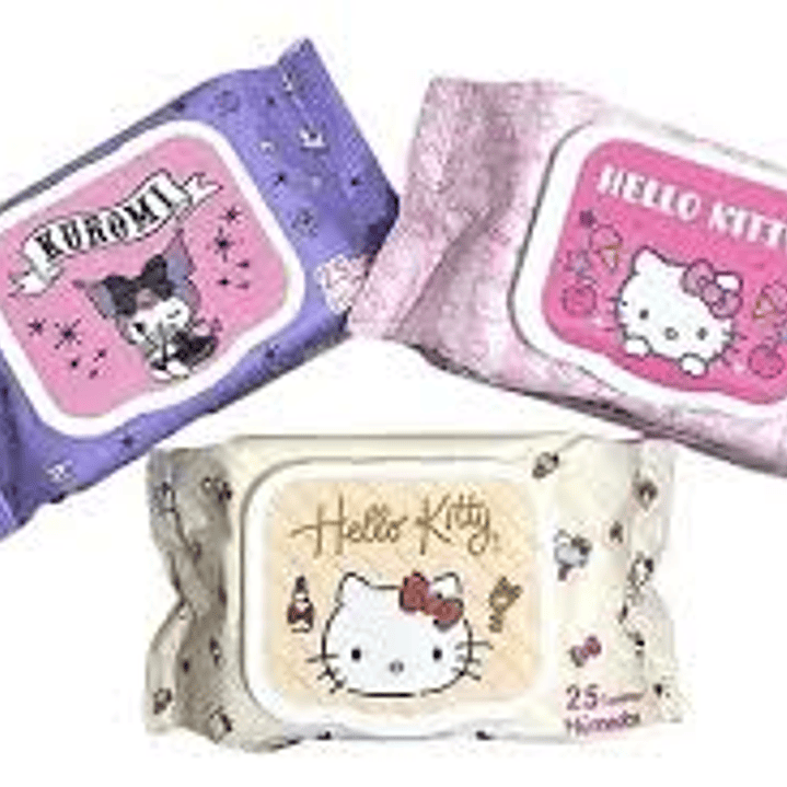TOALLITA HÚMEDA SANRIO 25 PCS  2
