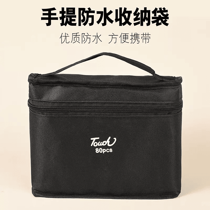 ROTULADOR DOBLE PUNTA 80 PCS  1