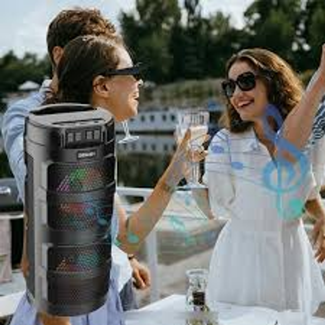 PARLANTE RGB CON BLUETOOTH 4’’ X 2 2