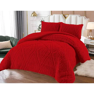 COBERTOR TRENZADO 2 PLAZAS 