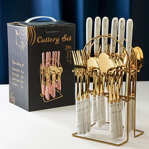 SET DE CUBIERTOS 24 PCS