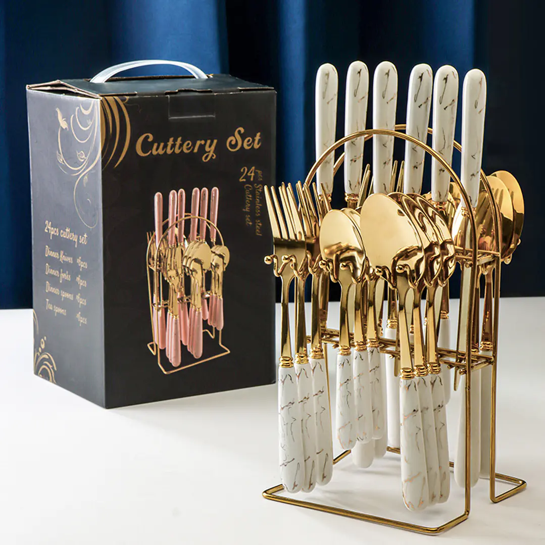 SET DE CUBIERTOS 24 PCS 1