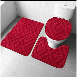 SET DE BAÑO TEXTURIZADO | 3 PCS